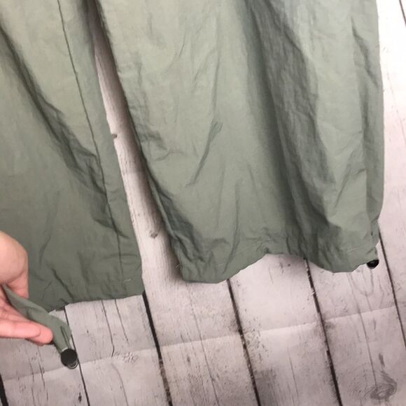 Toska Green Wide-Leg Pants Large - Picture 6 of 7